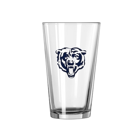 Logo Brands Chicago Bears 16oz Gameday Pint Glass 606-G16P-1